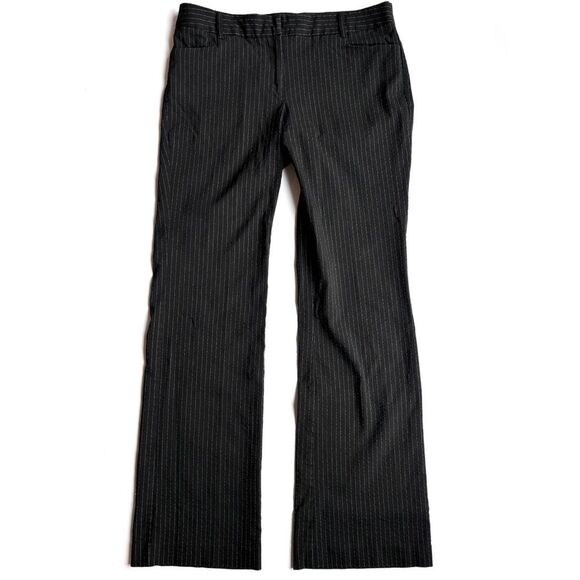Scarlett Pants - Scarlett Black Pinstripe Stretch Dress Pants Women’s Size 11 | Slim Boot Trouser